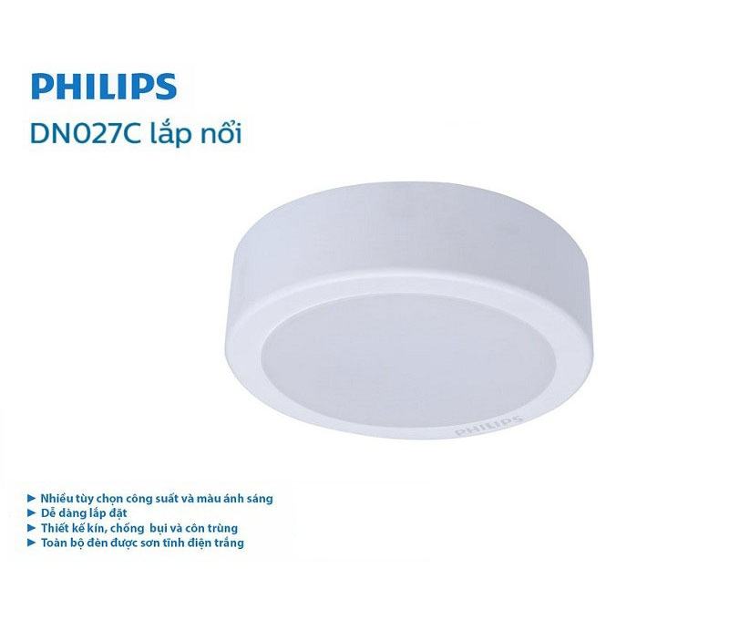 Đèn Led ốp nổi Philips DN027C - Chất lượng và tiết kiệm điện!