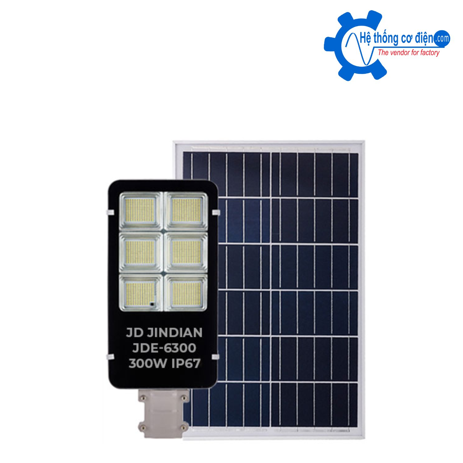 Đèn đường năng lượng mặt trời JinDian 300W JDE - 6300