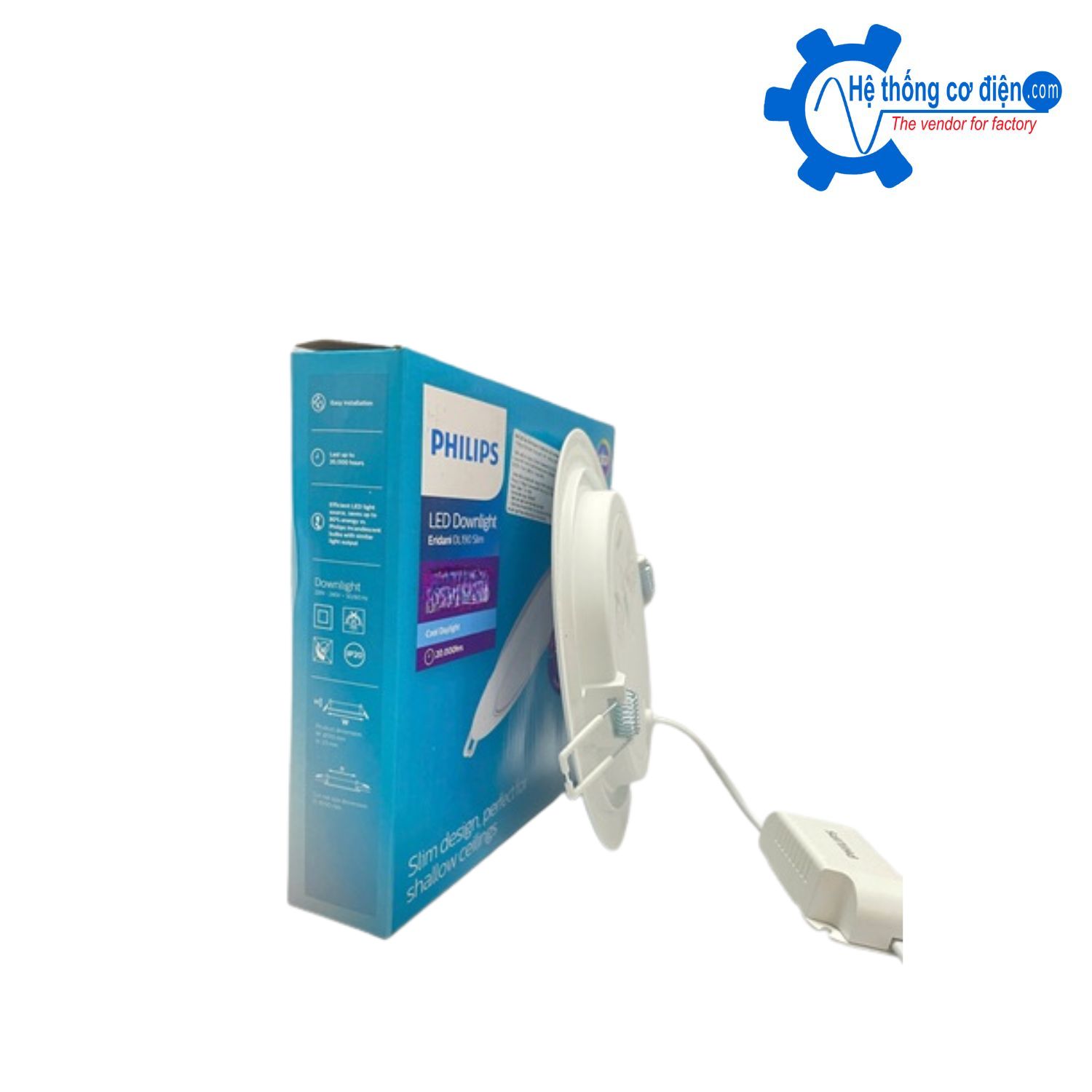 Đèn LED âm trần siêu mỏng Philips Eridani DL190B Slim 14W D150