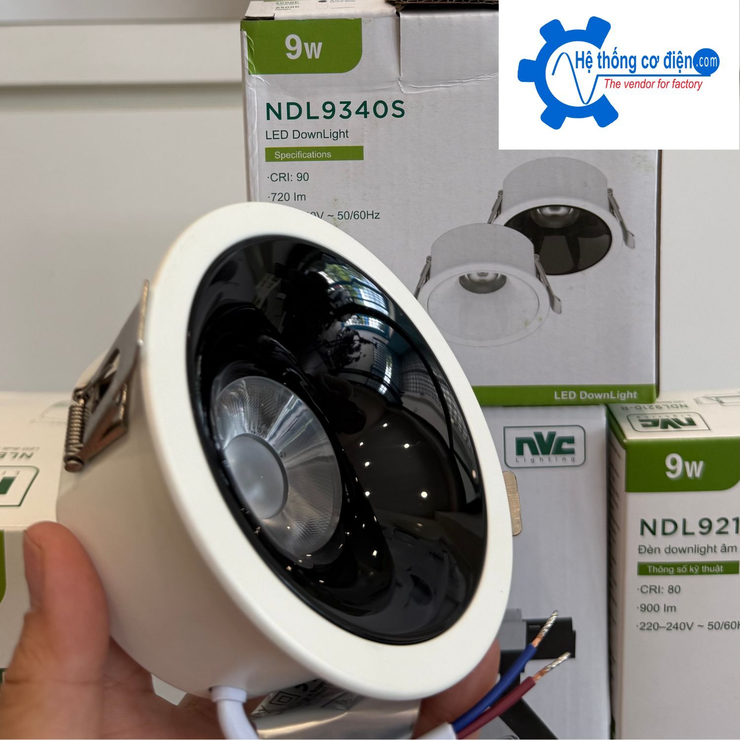 Đèn LED Âm Trần Chóa Sâu Chiếu Điểm NVC NDL9340S 9W
