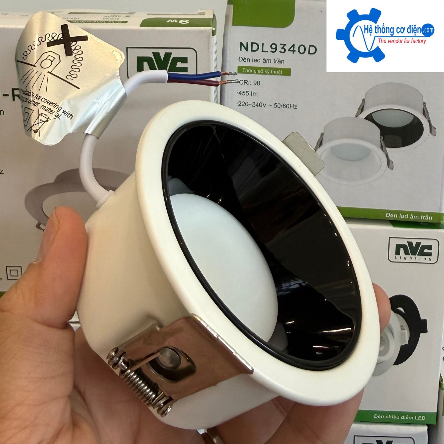 Đèn LED Âm Trần Chóa Sâu Chiếu Điểm NVC NDL9340D 9W