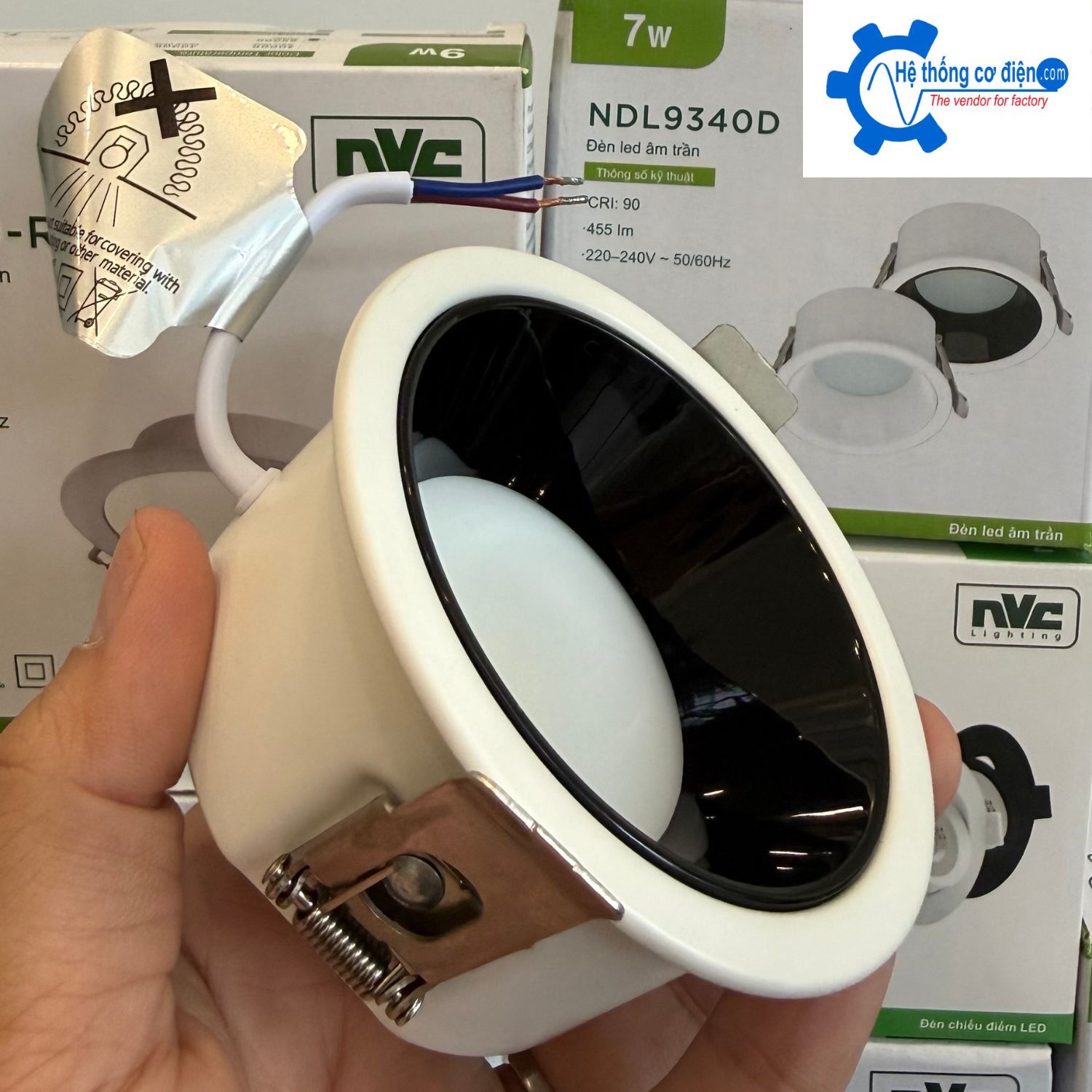 Đèn LED Âm Trần Chóa Sâu Chiếu Điểm NVC NDL9340D 7W