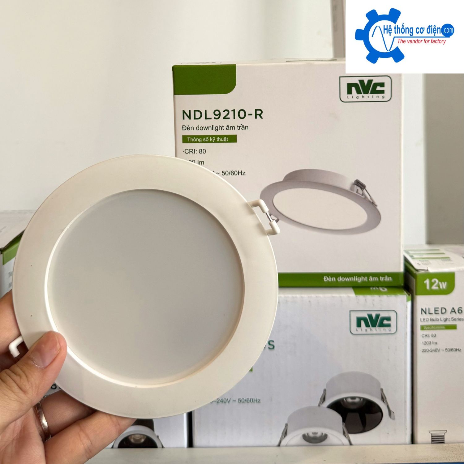 Đèn LED Downlight âm trần NDL9210 18W Ø150 NVC